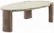 ACME Furniture Jacinda Weathered Gray Coffee Table with Oak Base-0