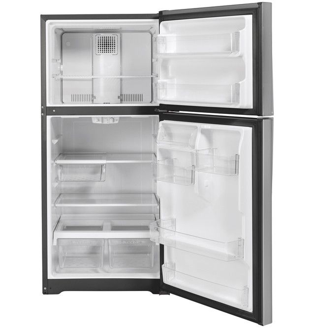 GE® 30" 19.1 Cu. Ft. Stainless Steel Top Freezer Refrigerator-3