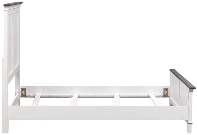 Liberty Furniture Allyson Park Charcoal/Wirebrushed White Youth Full Panel Bed-3
