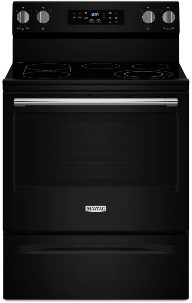 Maytag® 30" Black Freestanding Electric Range-0