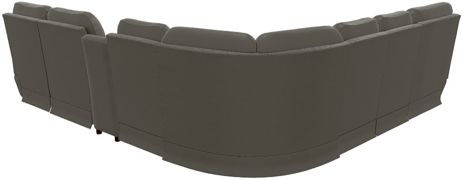 La-Z-Boy® Trouper 7-Piece Tar Reclining Sectional | BlvdHome