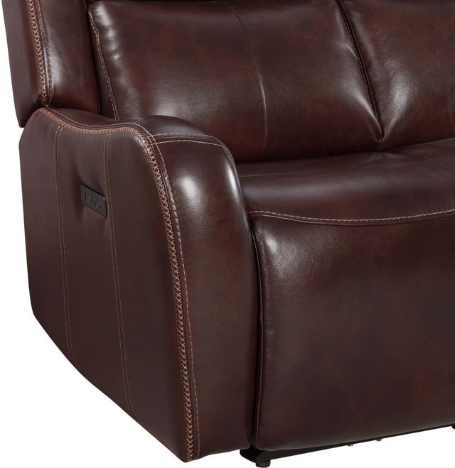 Intercon Wainwright  Reddish Brown Dual-Power Sofa-3