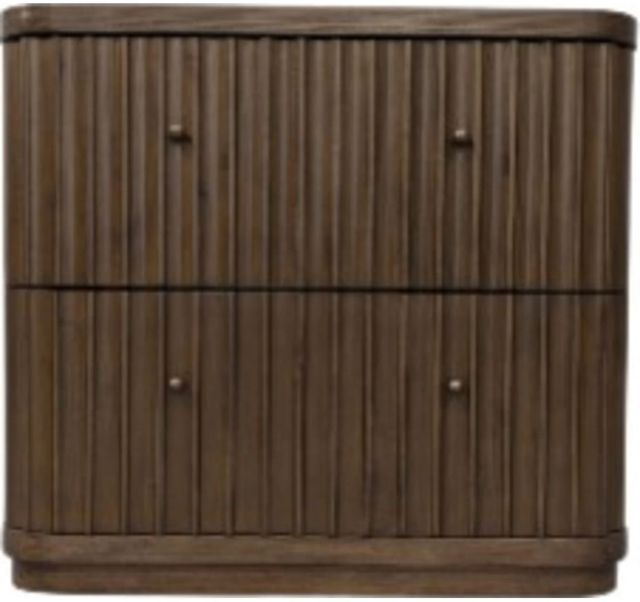 Modus Furniture Penny Chocolate Mousse Fluted Nightstand-2