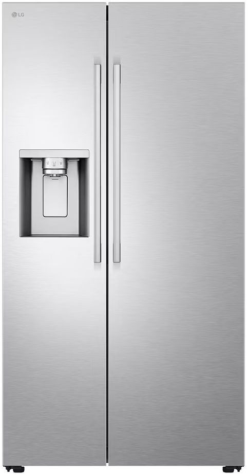 LG 36" 26.6 Cu. Ft. Fingerprint Resistant Stainless Steel Side-by-Side Refrigerator with Craft Ice® -0
