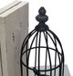 A & B Home Black Birdcage Bookends-3
