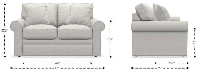 La-Z-Boy® Collins Driftwood Loveseat-2