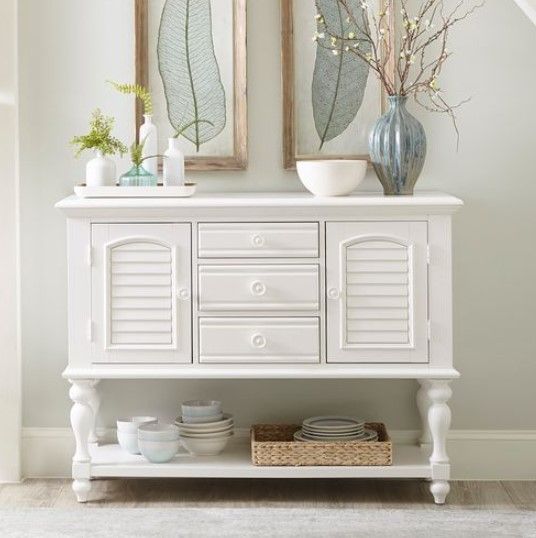 Liberty Furniture Summer House Oyster White Server-6