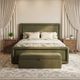 Modus Furniture Hartford Summit Moss Upholstered Storage Bench-1