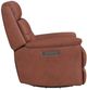 Flexsteel® Customizable Sophisticated Power Swivel Gliding Recliner with Power Headrests and Lumbar-2
