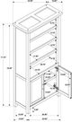 Coaster® Vermes Light Ash Bookcase-2
