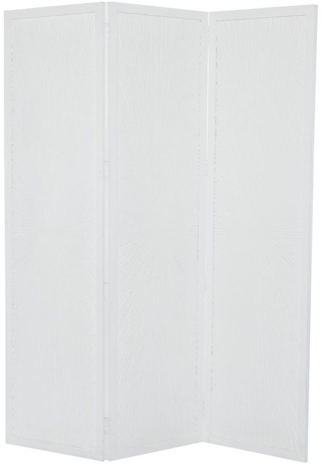 Deco Marche White 70" Room Panel Screen Divider-0