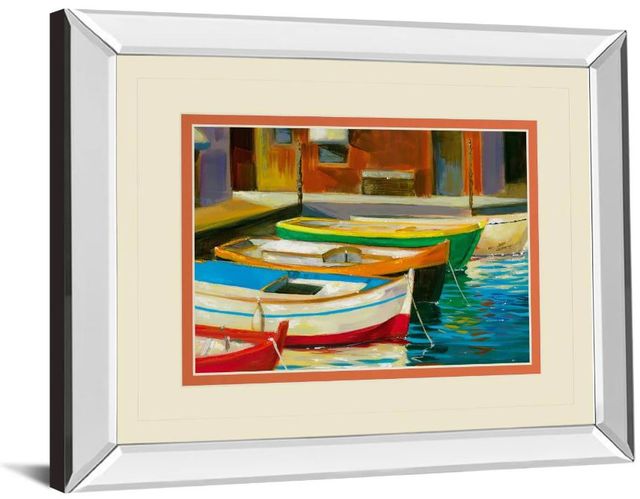 Classy Art Canal Street I by Dupre Mirror Framed Wall Art-1