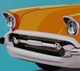 Stylecraft Vintage Car II Blue/Off-White/Orange Wall Art-1