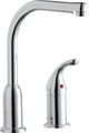 Elkay Everyday Chrome Kitchen Deck Mount Faucet with Remote Lever Handle-0