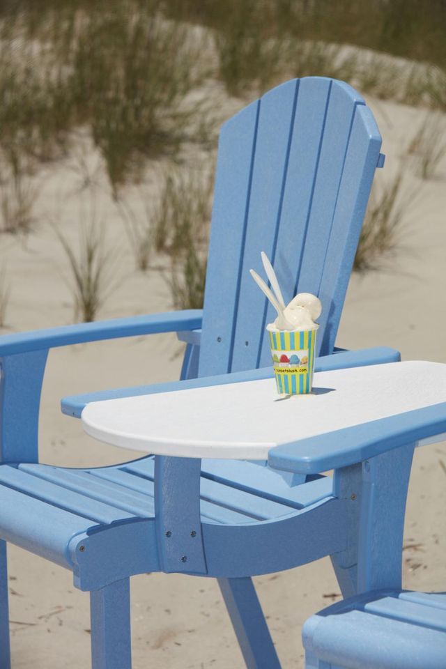C R Plastics Generation Line Sky Blue Classic Pub Arm Chair-1