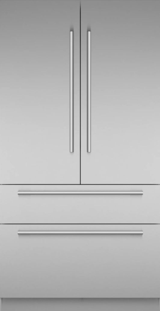 Thermador® Freedom® 42" 23.1 Cu. Ft. Stainless Steel Built-in French Door Refrigerator with Masterpiece® Handle-0