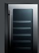 Summit® Classic 3.2 Cu. Ft. Stainless Steel Wine Cooler-2