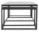 Magnolia Home by Joanna Gaines Crawford 3-Piece Black Nesting Coffee Table Set-4