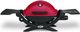 Weber® 1200™ Single Burner Red Portable Liquid Propane Gas Grill-0