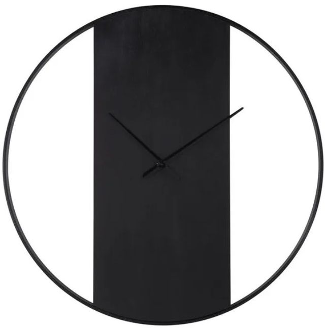 Renwil® Romy Matte Black Wall Clock-1