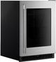 Kitchenaid® 24" 5.2 Cu Ft. Stainless Steel Under the Counter Refrigerator With Glass Door-2