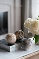 A & B Home 3-Piece Brown Decorative Spheres-1