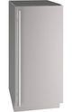 U-Line® 15" 2.9 Cu. Ft. Stainless Steel Built-In or Freestanding Under The Counter Refrigerator-0