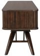 Coaster® Valna Walnut 71" TV Stand with Sliding Doors-4