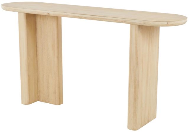 Deco Marche Light Brown Handmade Minimalistic Console Table-2