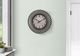 Monarch Specialties Inc. Dark Brown 16" Round Wall Clock with Standard Numbers on Brown Background-1
