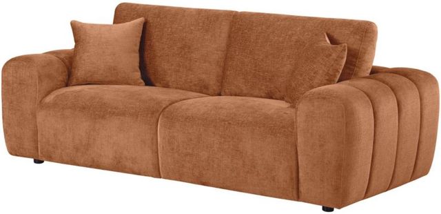 Coaster®  Burnett Burnt Orange Chenille Upholstered Wide Arm Sofa-2