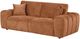 Coaster® Burnett Burnt Orange Chenille Upholstered Wide Arm Sofa-2