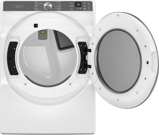 Whirlpool® 6 Series 7.4 Cu. Ft. White Front Load Electric Dryer -6