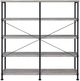 Coaster® Analiese Grey Driftwood Open Bookcase-2