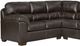 Affordable Furniture 5650 2-Piece Austin Chocolate Sectional-2