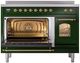 Ilve® Nostalgie II Series 48" Emerald Green Pro Style Induction Range-2