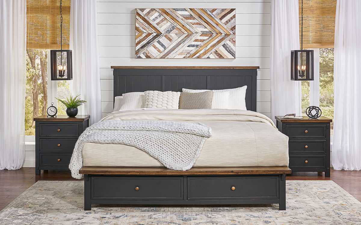 Stormy Ridge Storage Bed - Chicory/Slate Black Stormy Ridge Storage Bed - Chicory/Slate Black
