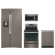GE® 4 Piece Kitchen Package-Slate-0