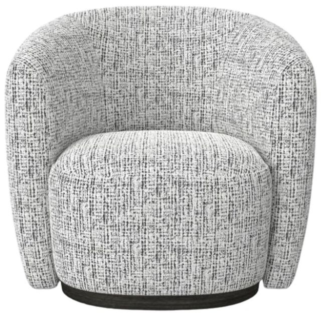 Parker House® Tatum Nightshade Swivel Accent Chair-2