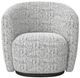 Parker House® Tatum Nightshade Swivel Accent Chair-2