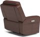 Flexsteel® Barnett Timber Power Recliner with Power Headrest and Lumbar-3