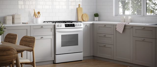 Frigidaire® 30" White Slide In Gas Range-5