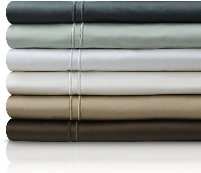 Malouf® 600 TC Egyptian Cotton Slate Split King Sheet Set-2