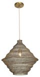 Uttermost® Sigh Antique Brass Pendant-0