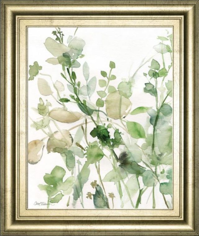 Classy Art Beige/Green Sage Garden II by Carol Robinson Wall Art-0