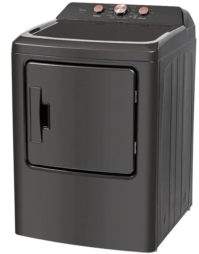 Midea 7 Cu. Ft. Metallic Gray Front Load Electric Dryer-2