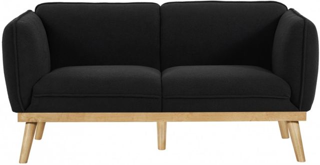 Meridian Furniture Nolita Black Loveseat-1