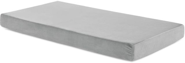 Malouf® Brighton 6" Gray Youth Gel Memory Foam Medium Firm Tight Top Full Mattress in a Box-1
