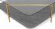 VIG Furniture Modrest Cari Clear/Gold Coffee Table-1