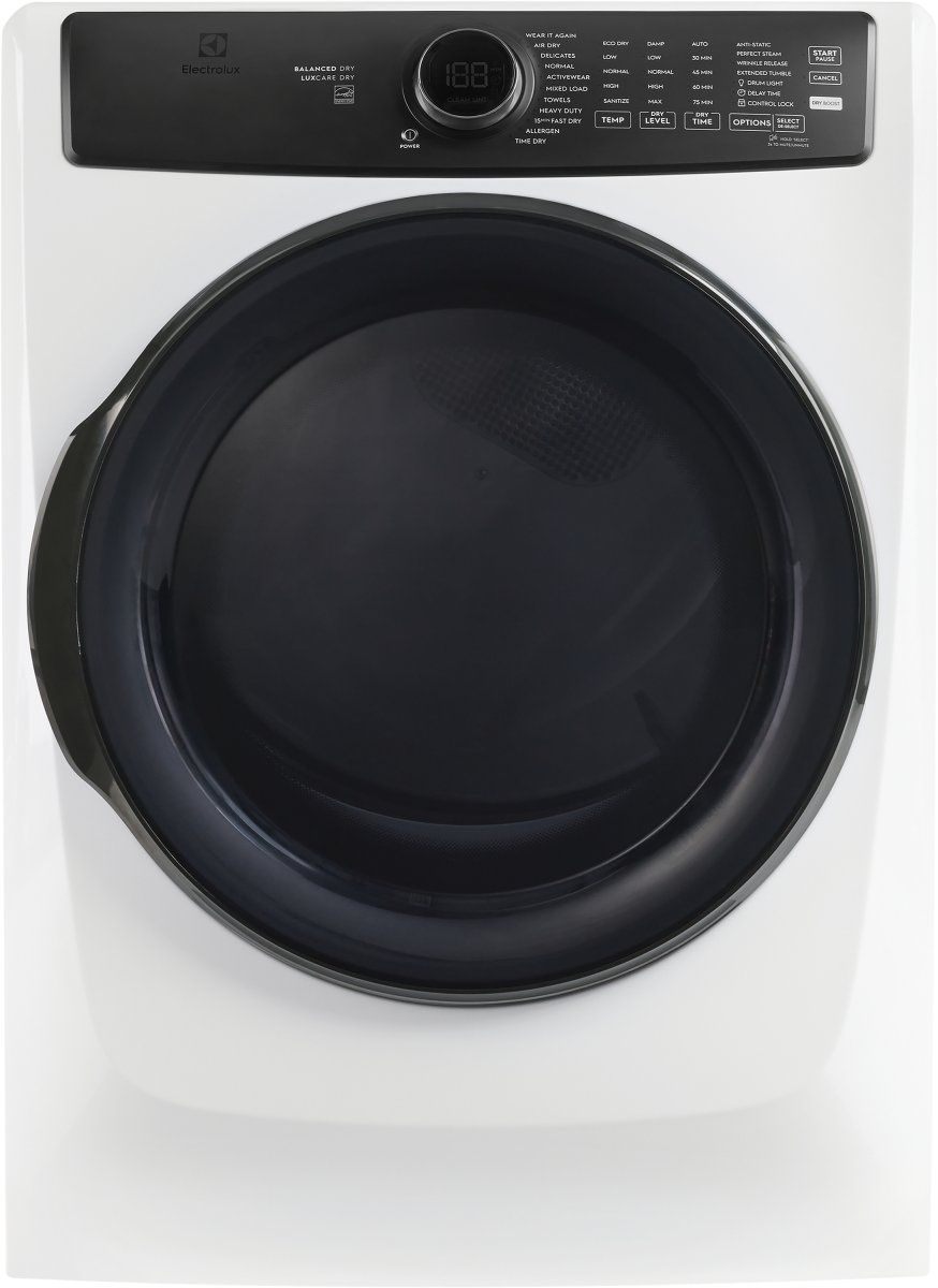 Electrolux 700 Series 8.0 Cu. Ft. White Front Load Electric Dryer